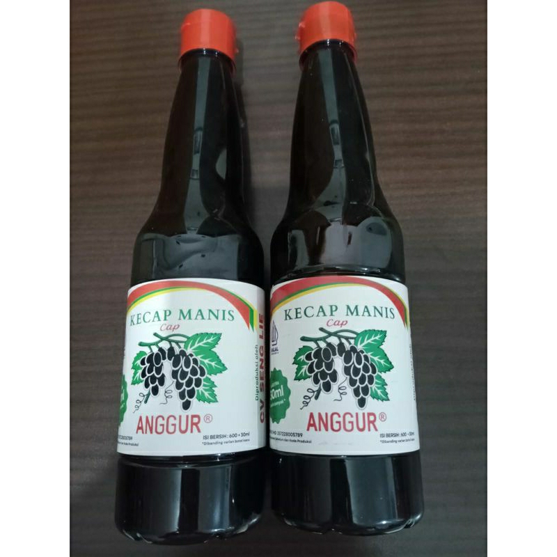 

Kecap anggur manis tulen seng lie botol plastik besar 600 ml