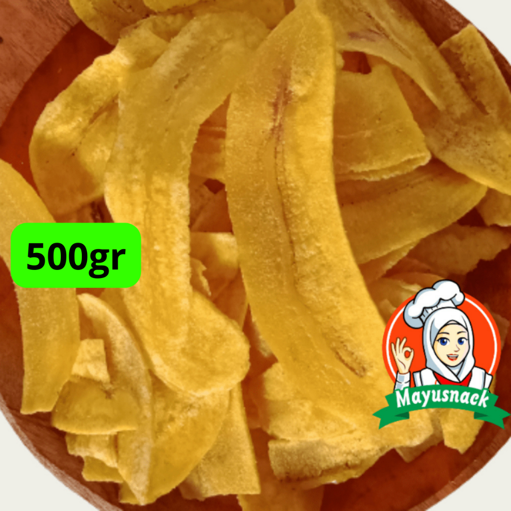 

Keripik Pisang Asin Gurih 500gr