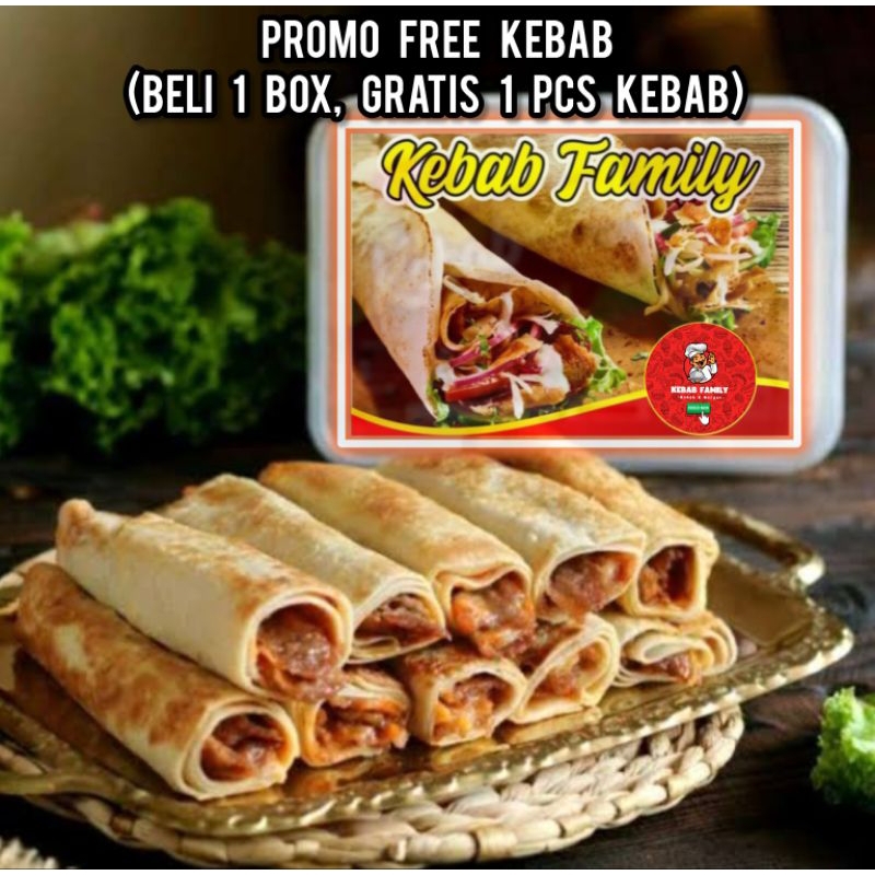

Kebab Frozen Daging(Isi 5 pcs + Free 1 Pcs)