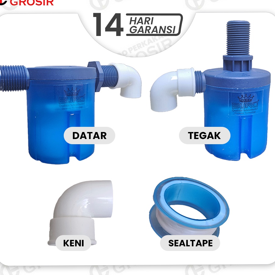 C6369 Pelampung Air Otomatis Toren Kamar mandi 12 Kran Otomatis Bak Mandi Sensor Tandon Air