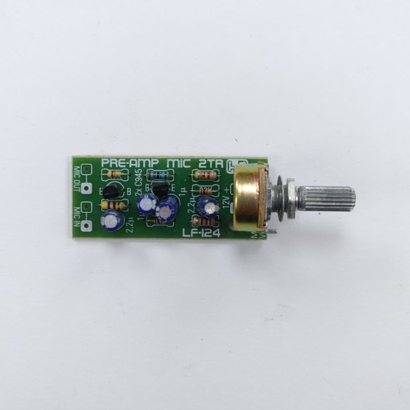 KIT PRE AMP MIC 2 TRANSISTOR