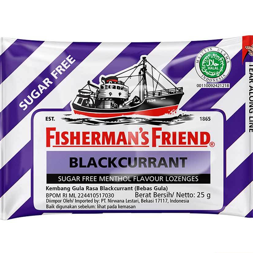 

FISHERMAN's Candy Sugar Free Blackcurrant 25gr