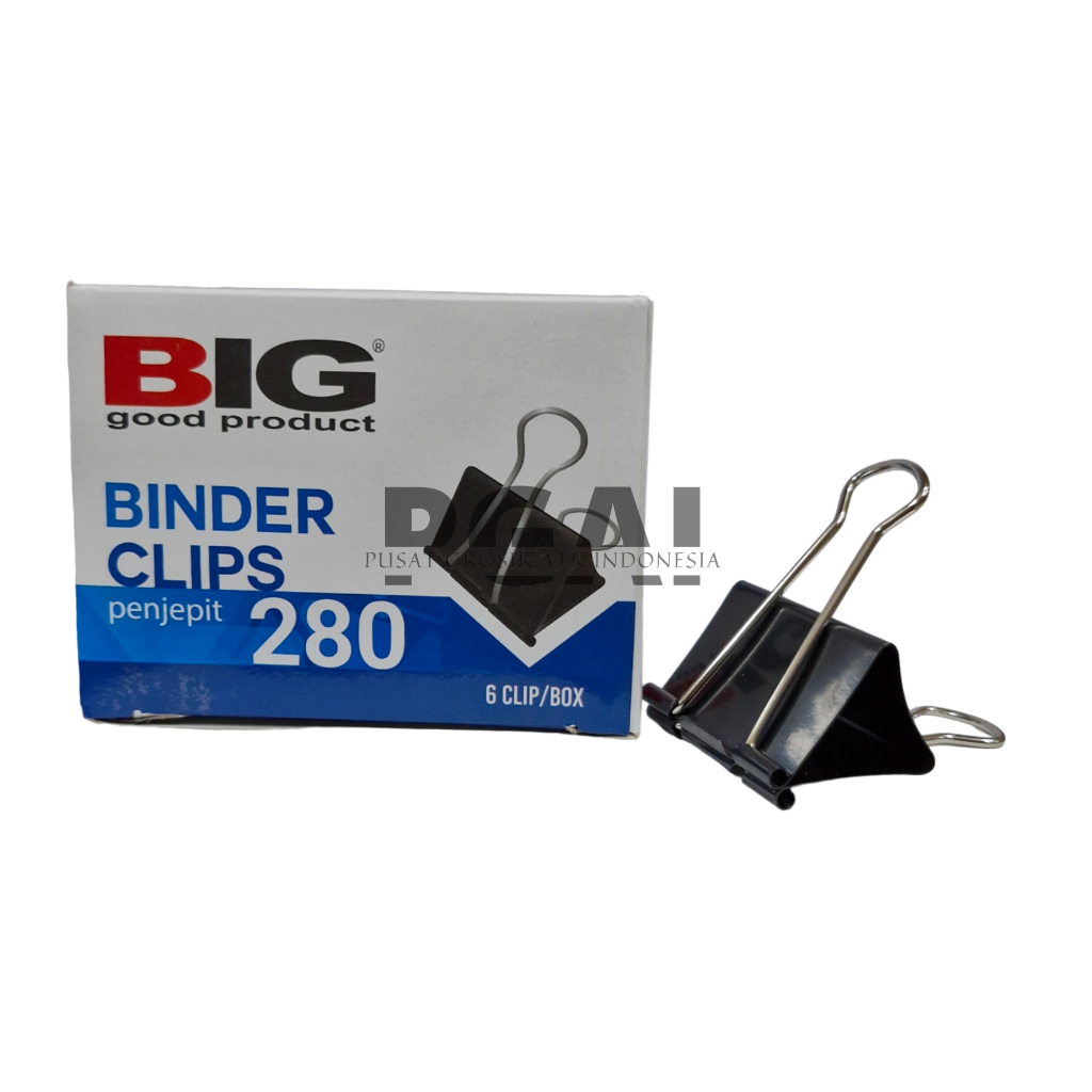 

BINDER CLIPS BIG PENJEPIT KERTAS NO 280 1 PACK ISI 12 PCS STATIONERY PUSAT GROSIR ATK