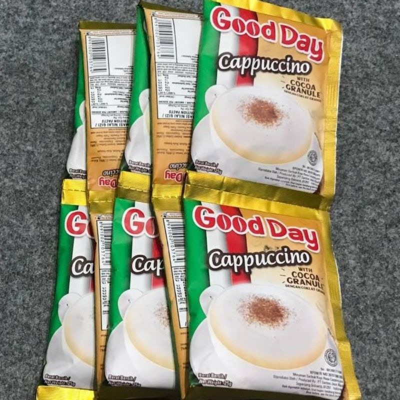 

Good Day Cappucino Kopi Instan Kemasan Renceng 25 g [10 Sachet / 1 Renceng]