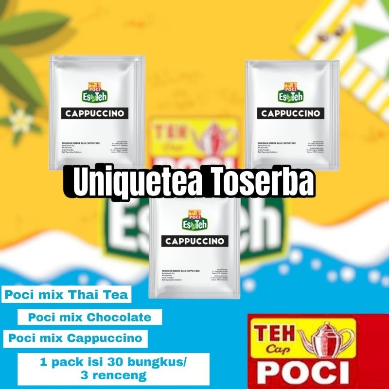 

Cappuccino 1 Pack penambah rasa Es Teh ISTIMEWA