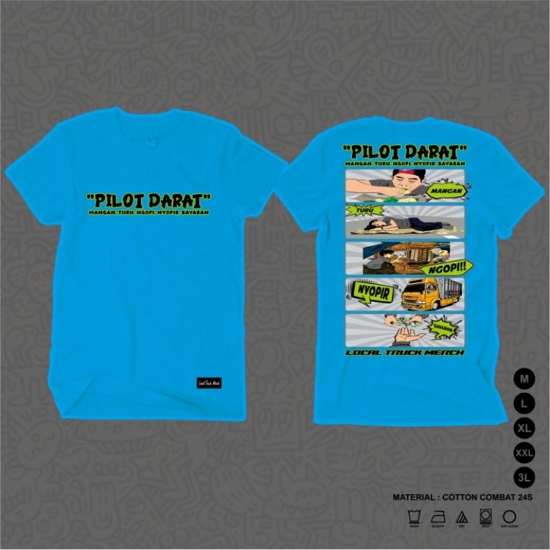 KAOS PILOT DARAT || KAOS TRUCK PILOT DARAT || KAOS TRUK PILOT DARAT