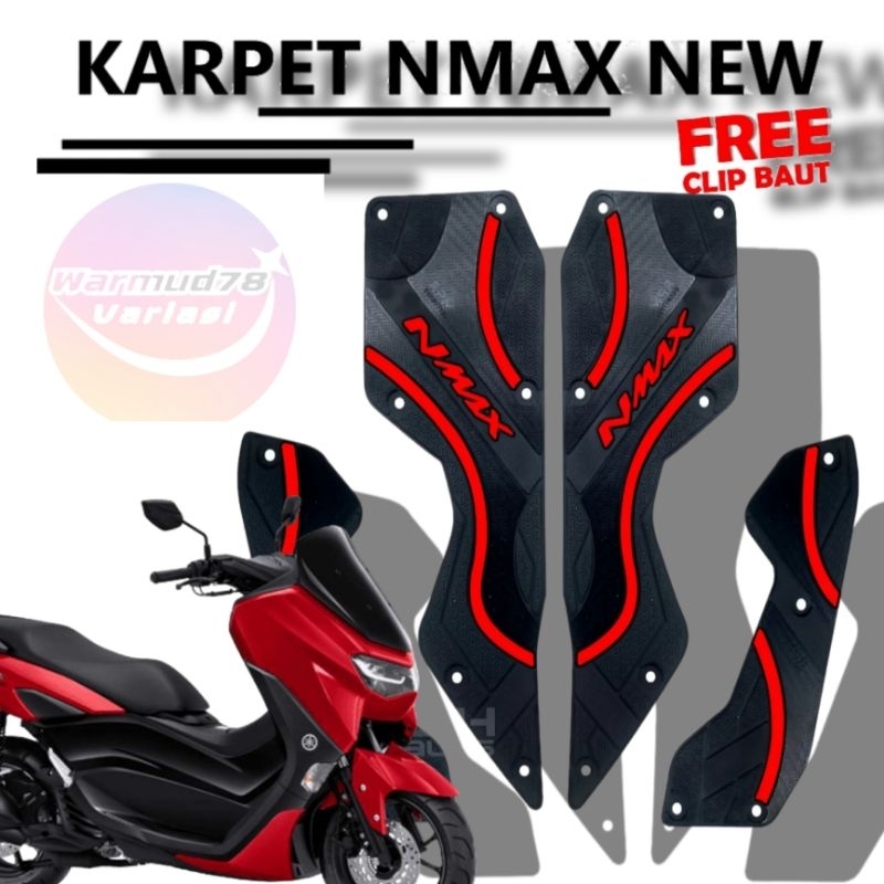 Variasi Motor Nmax New Karpet Nmax 155 New Aksesoris Motor Nmax New Bahan Karet Premium