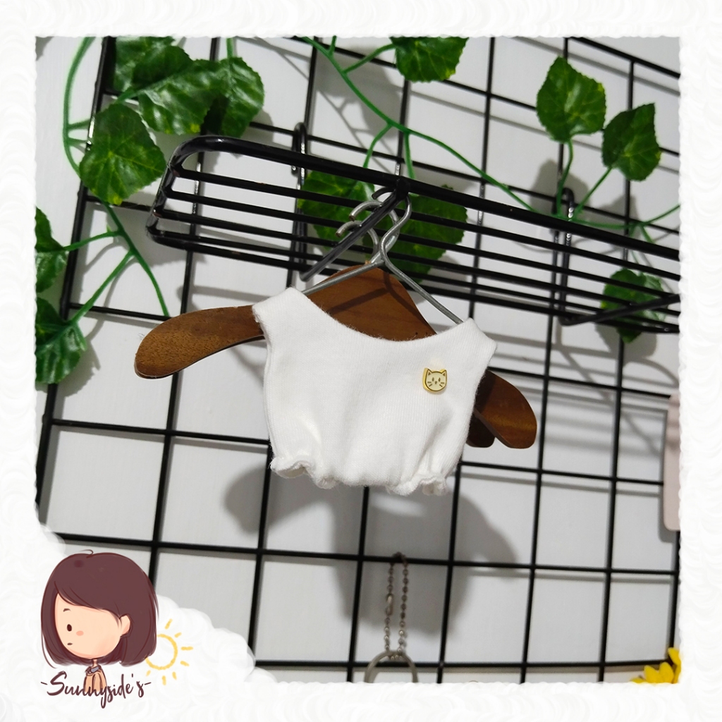 [Doll Clothes] Yellow Cat Jumpsuit Doll 10cm | Kpop Doll - Anime Doll - BTS Doll - NCT Doll