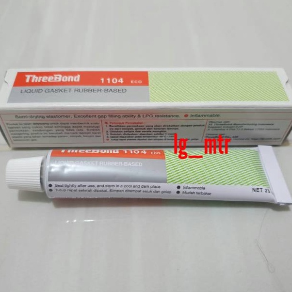 

Penawaran Terpopuler LEM GASKET PAKING TRIBON THREEBOND 114 ECO 25GR