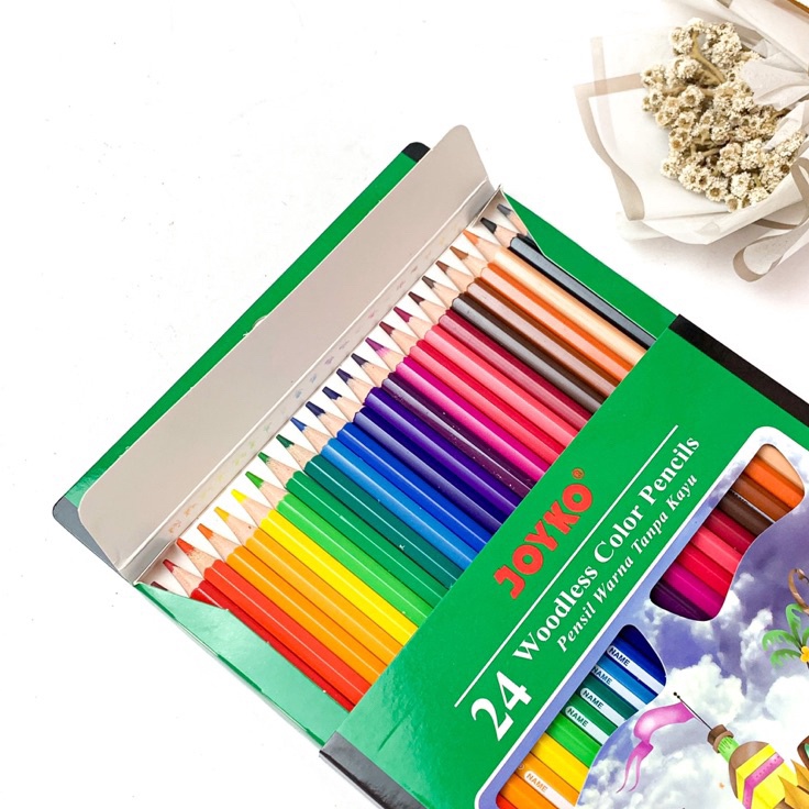 

Kejutan Viral 1 Set Color Pencil Pensil Warna Joyko CP14 24 Warna
