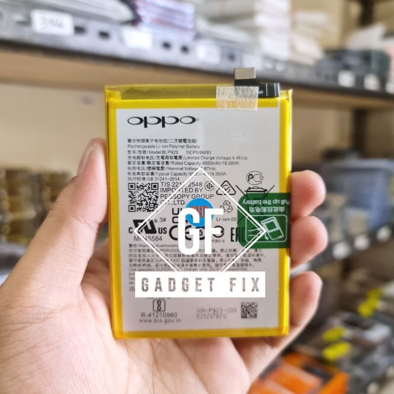 Baterai Batre Oppo BLP923 Original HP Oppo A77S CPH2473 Battery Batrei Tanam Opo A77S