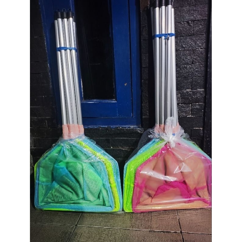 Serokan saringan ikan besar koi nila lele Gagang aluminium / serokan ikan besar / serokan ikan / ser