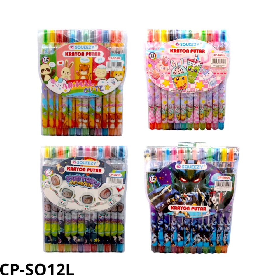 

Top Brand KRAYON CRAYON PUTAR PANJANG CRAYON KARAKTER ANAK CPSQ12L