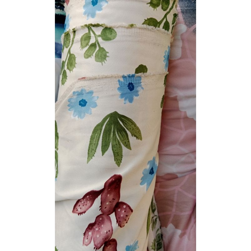 satin motif kiloan murah meriah