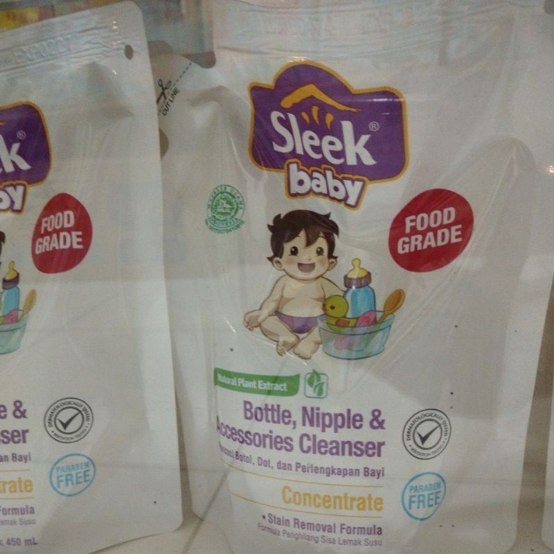 SLEEK Baby CUCI BOTOL BAYI MURAH, SLEEK BOTOL 450ml