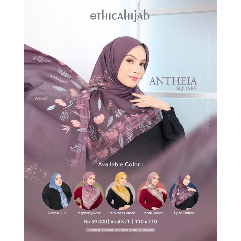 ETHICA HIJAB ANTHEIA SQUARE / HIJAB VOAL MOTIF ETHICA