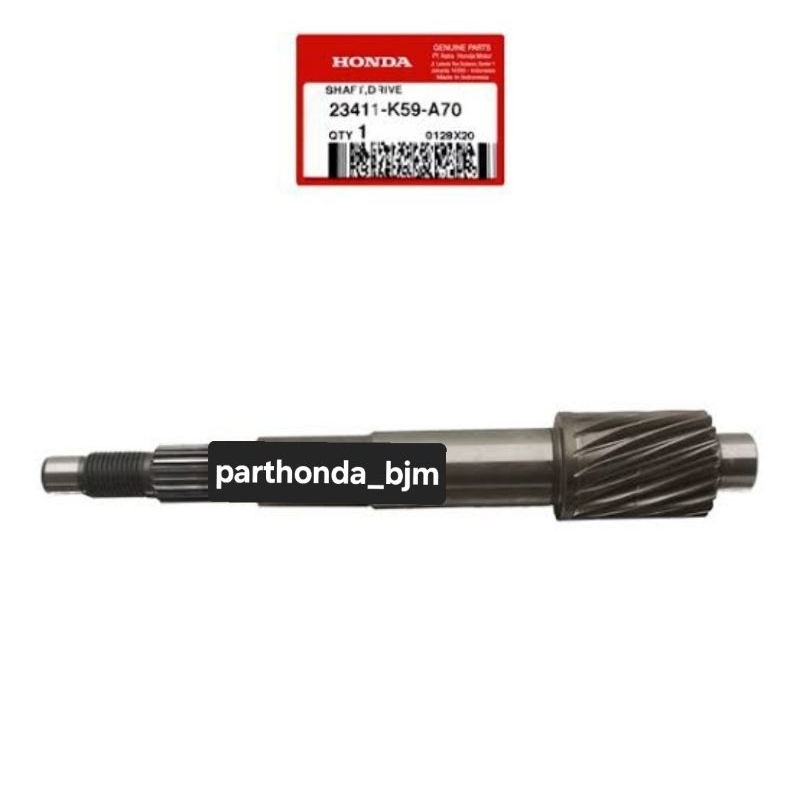 23411-K59-A70 Shaft Drive VARIO 150 AS PULY VARIO 150 REMOT 23411K59A70