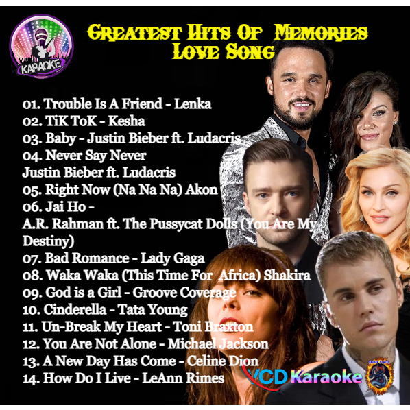 VCD - Karaoke Greatest Hits Of  Memories Love Song VOL 40