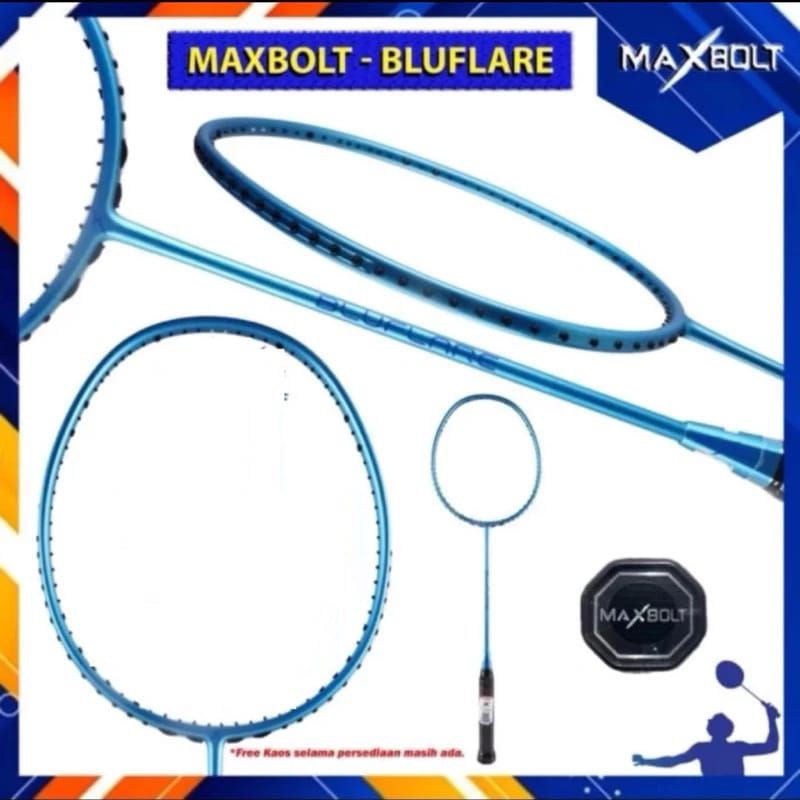 raket badminton original maxbolt blueflare raket bulutangkis maxbolt blue flare original