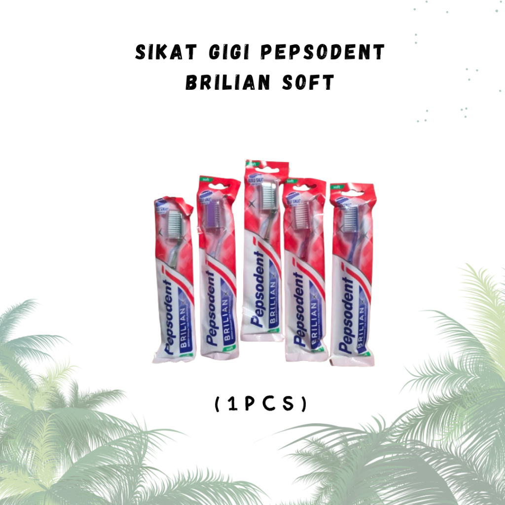 Pepsodent Brilian Soft / Sikat Gigi Pepsodent Brilian (PCS)