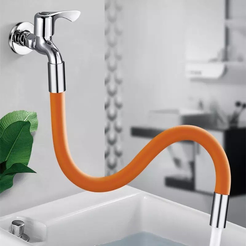 Sambungan Kran Air Fleksible Selang Flexible 360 Derajat Extention Cuci Muka Kaki Wastafel Ember