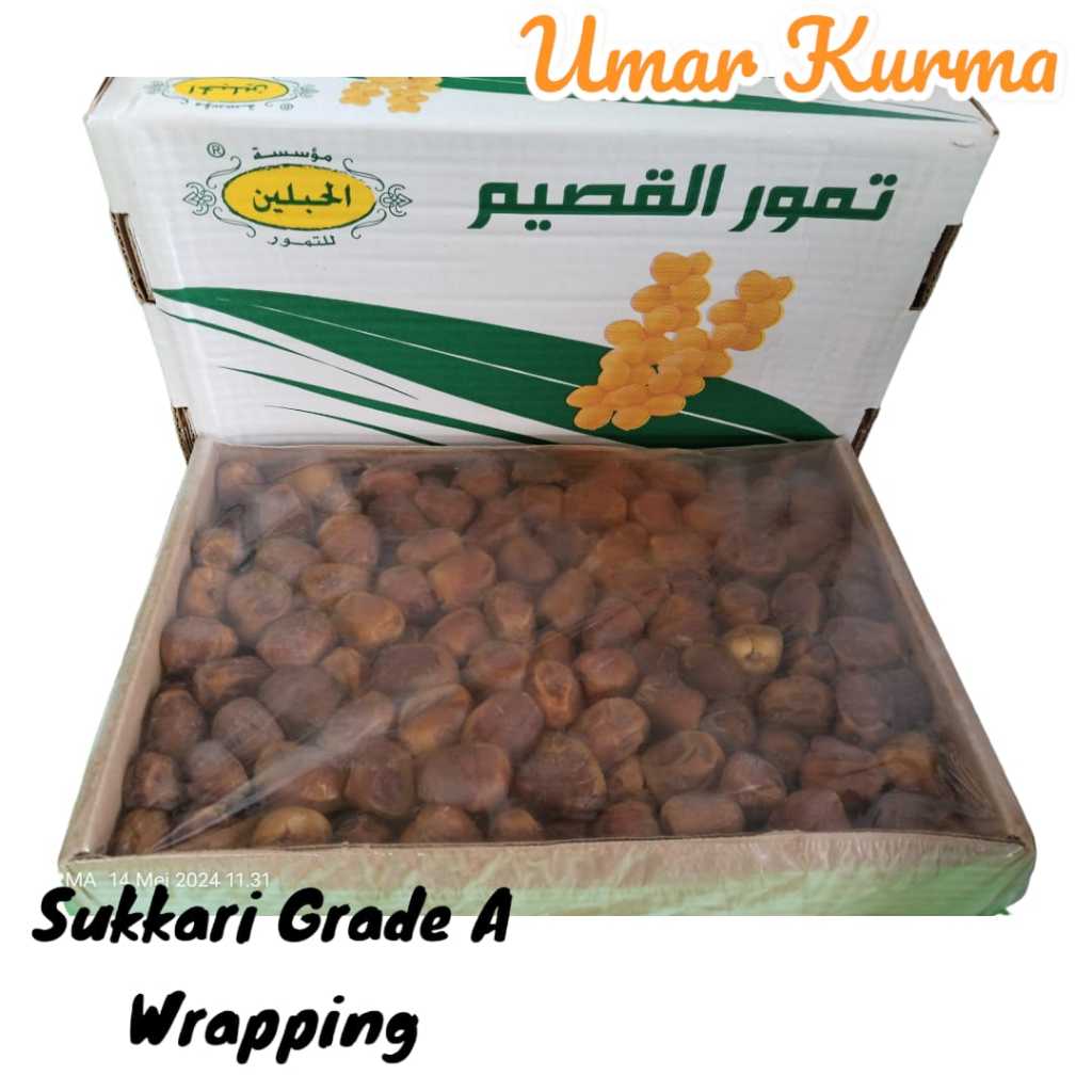 

SUKKARI GRADE A WRAPPING BERAT 3KG