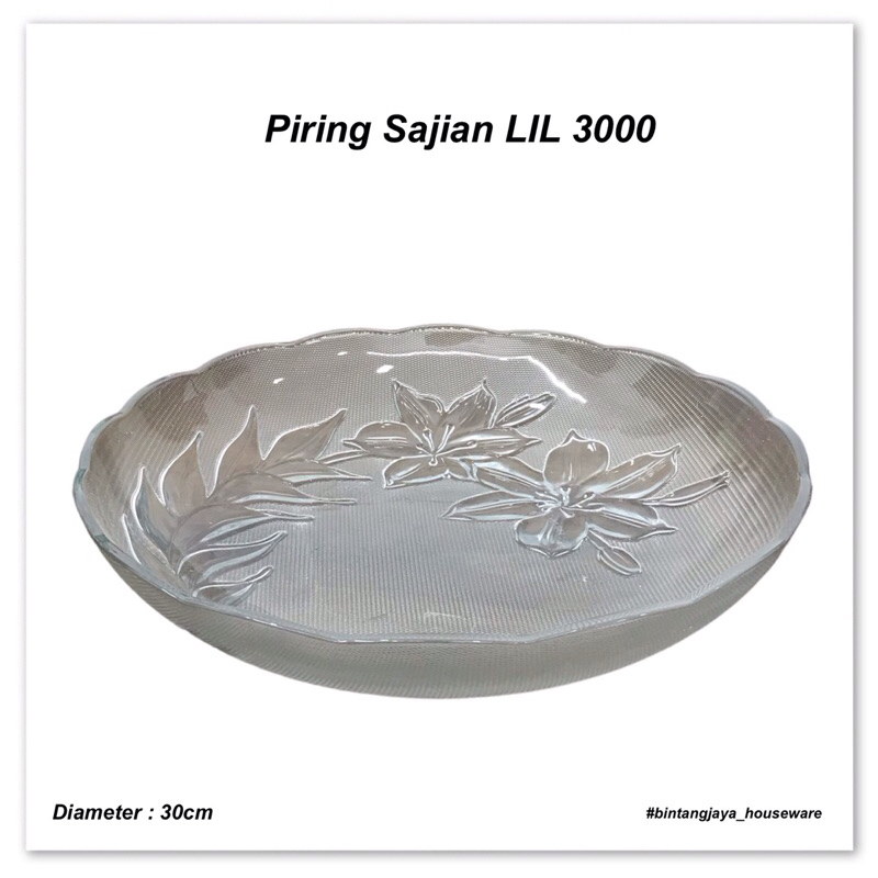 Piring Sajian Beling/Piring Saji Kaca