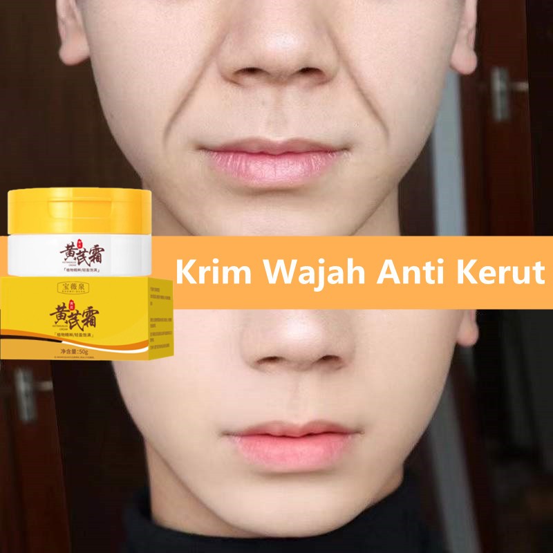 Krim Wajah Anti Kerut Pemutih wajah 28 Hari Memudarkan Keriput Muka Pelembab Penghilang Keriput Meng