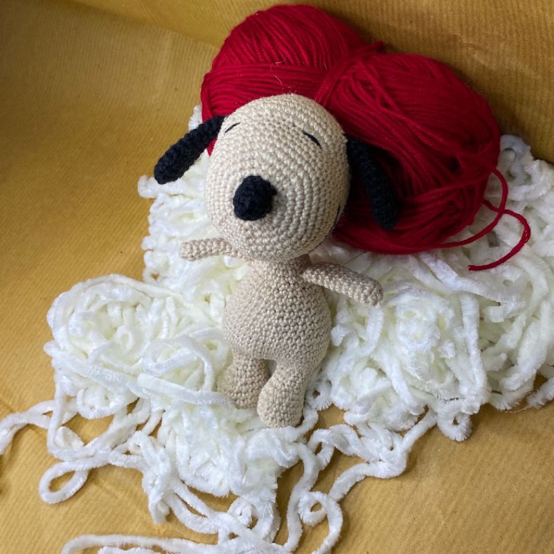 GANTUNGAN KUNCI SNOOPY/GANTUNGAN KUNCI MOTOR MOBIL TAS KUNCI/SNOOPY/AMIGURUMI/BONEKA/UNIK/RAJUT/LUCU