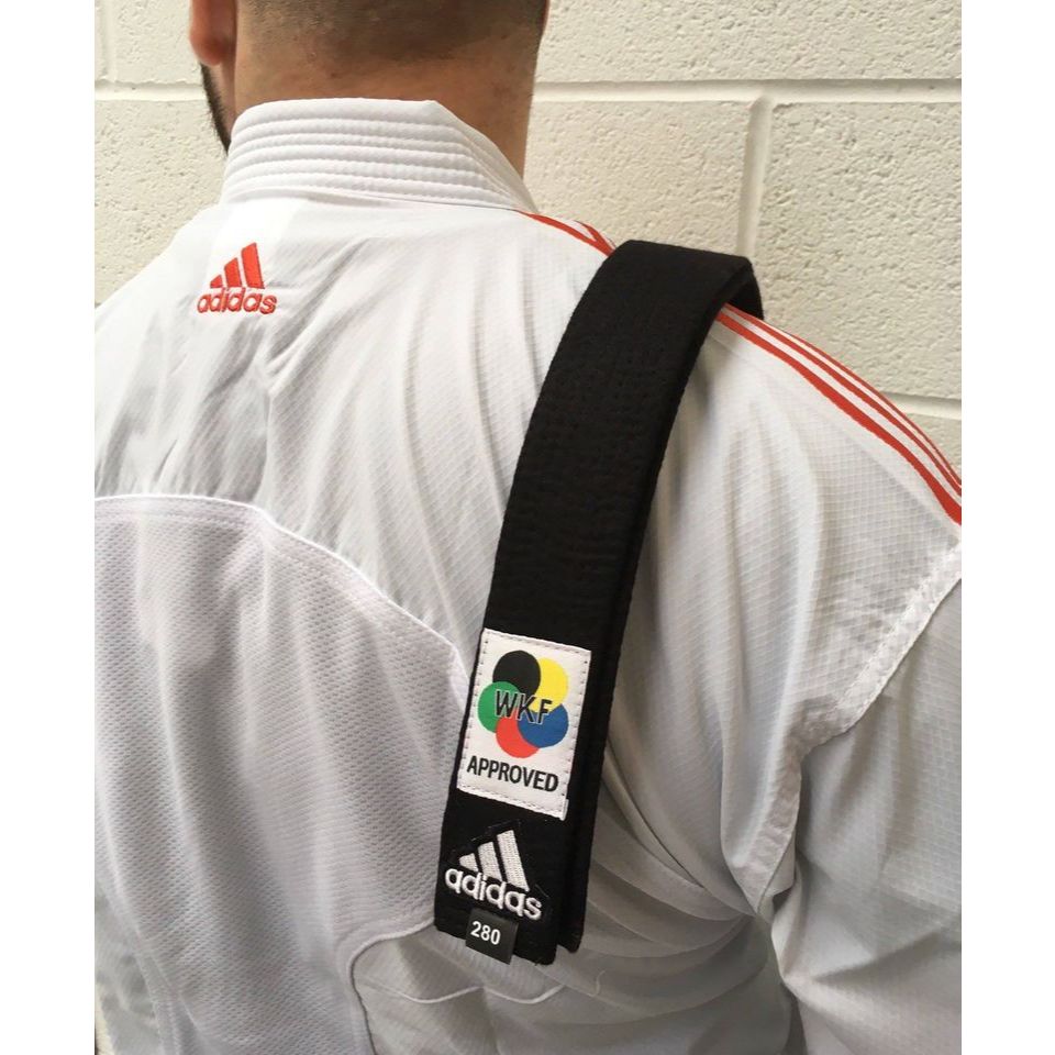 Adidas Karate Gi Adizero Stripped Red - Adidas Seragam Baju GI Adizero Garis Merah Original