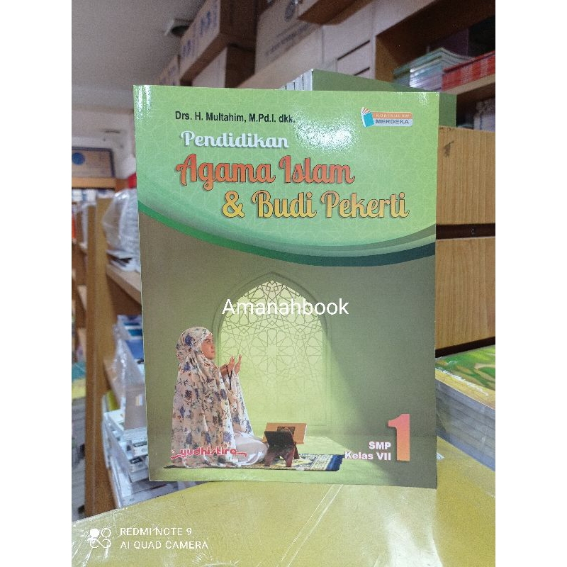 Buku Agama Islam SMP Kelas 7 Kurikulum Merdeka Yudhistira