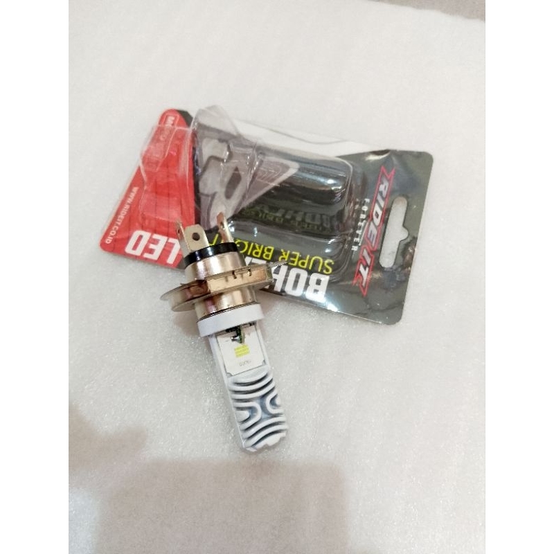 Lampu LED Motor Ride It H4/H6 AC/DC Bebek/Matic Dop K1 Ride It