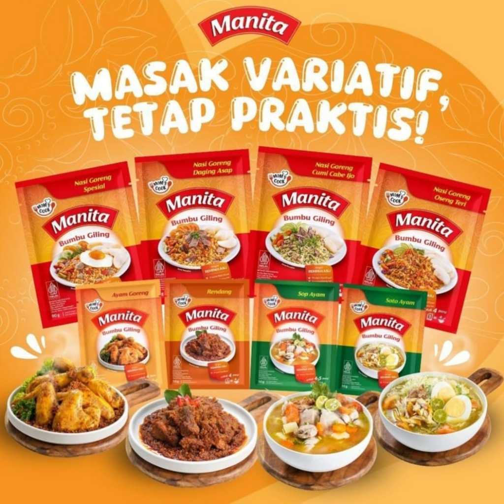 

Manita Bumbu Giling/ Bumbu Masak Instant All variant