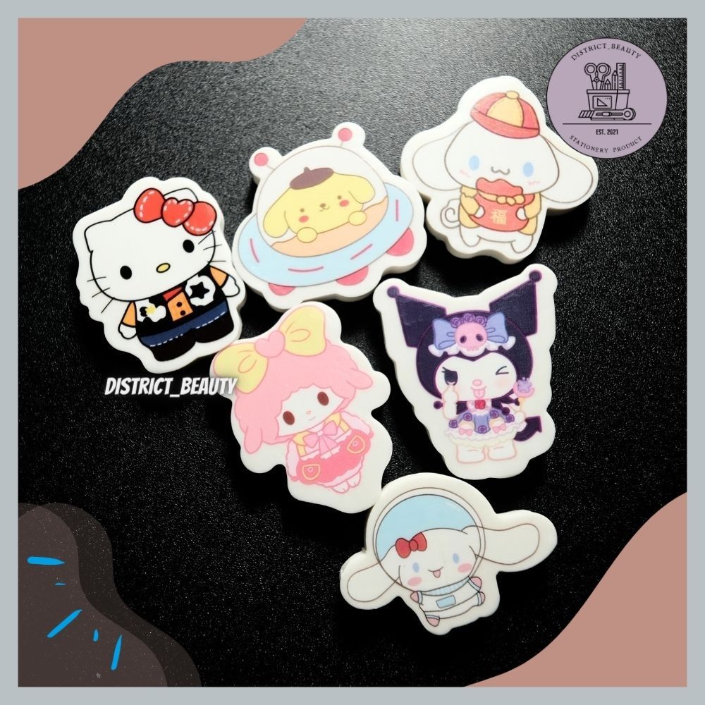 

PENGHAPUS GEPENG SANRIO PENGHAPUS SANRIO ASTRONOT LUCU STIP SETIP PENGHAPUS PENSIL LUCU MURAH