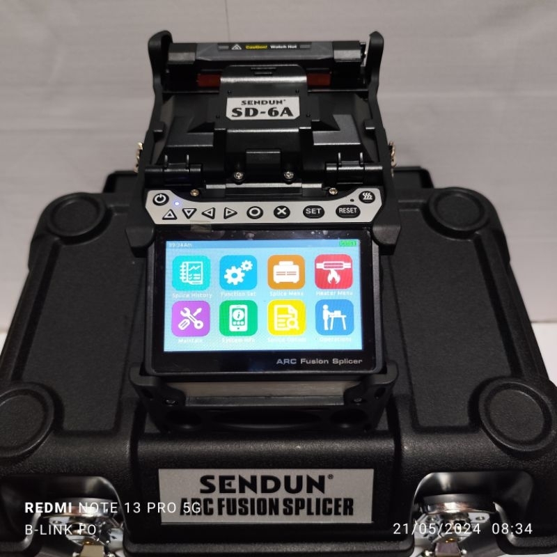 splicer sendun sd6 / splicer 6 motor / splicer fiber optik murah