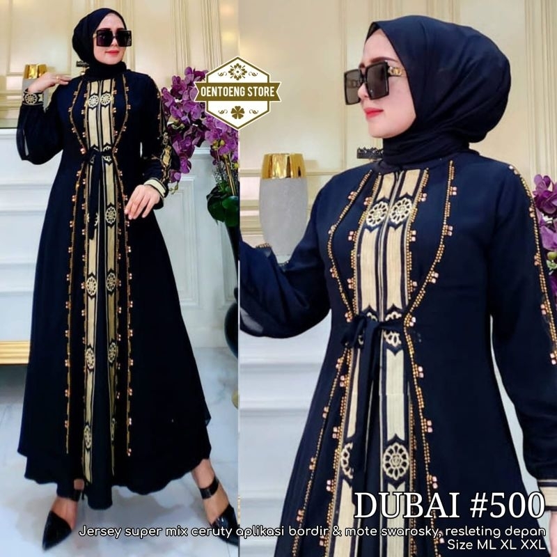 Abaya Maxi Dubai//Turkey//Dubai 500//Ori Oentoeng Store