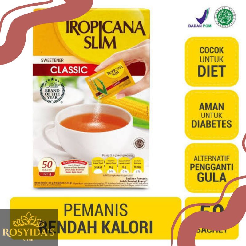 

(Insyaallah amanah) Tropicana Slim Sweetener Classic 50's