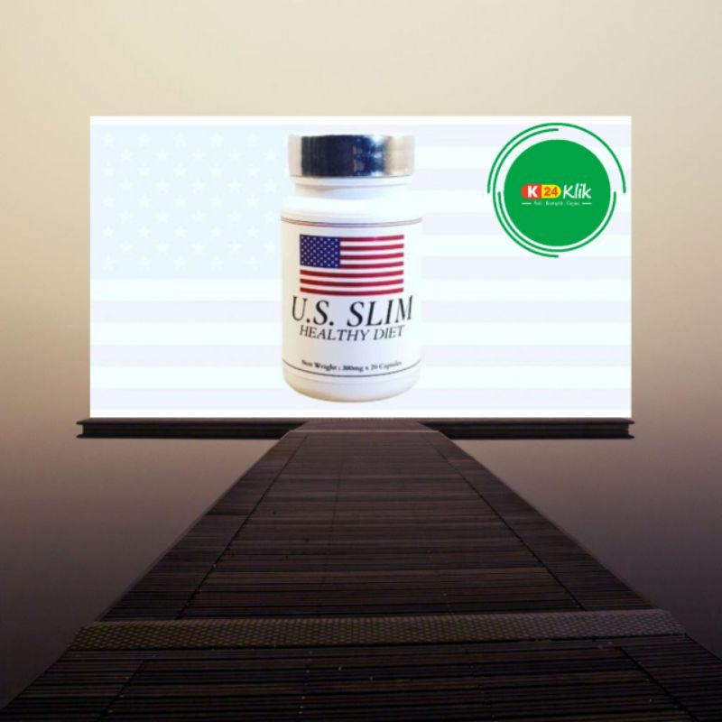 US SLIM HEALTHY DIET PENURUN BERAT BADAN ORIGINAL USA 20 CAPS