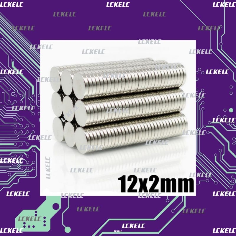 MAGNET NEODYMIUM N52 BULAT 12x2MM
