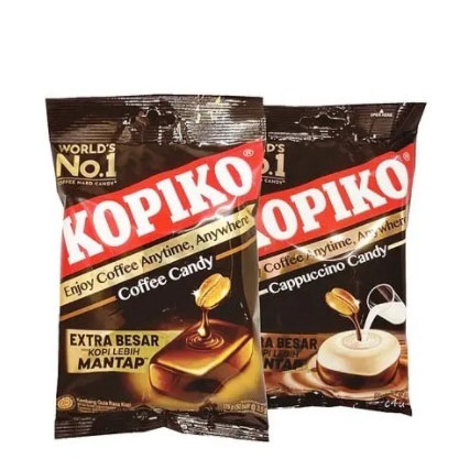 

Permen KOPIKO 175gr isi 50 pcs - Permen KOPI KAPAL API Coffee Candy Isi 50 @ 2.5 Gr PERMEN KOPI SG