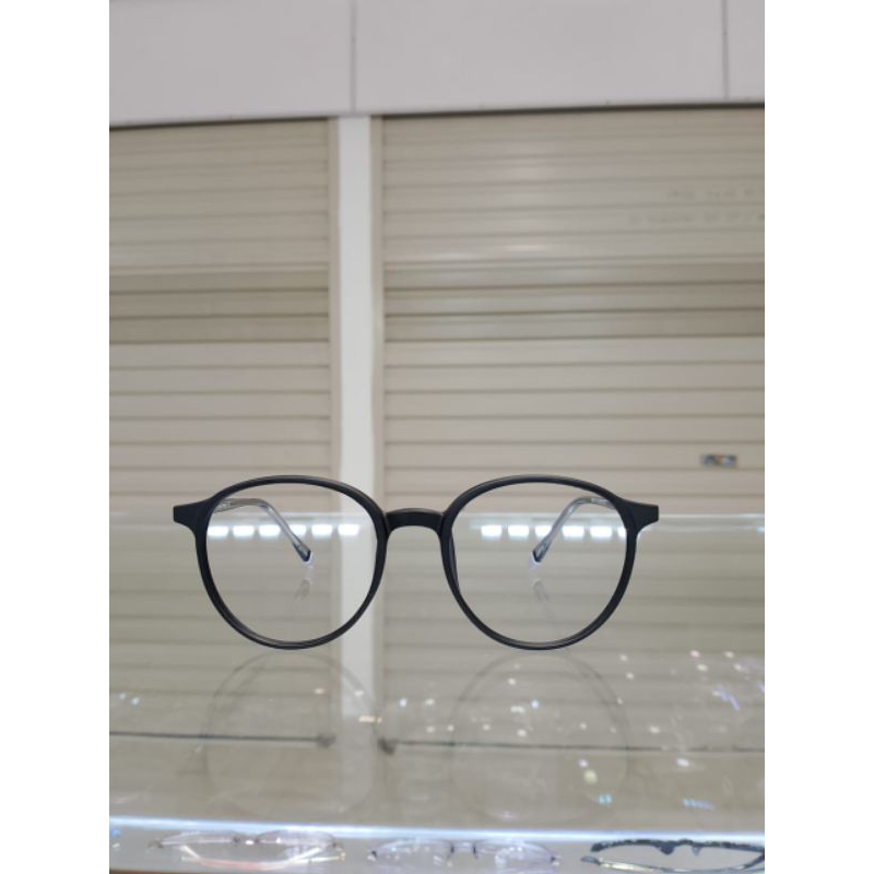 Kacamata bulat unisex 8316 hitam dof