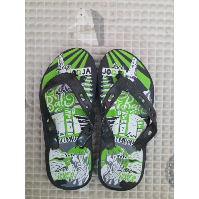 GROSIR SANDAL HIJAU// SANDAL JAPIT HIJAU SKYBOAT// SANDAL JAPIT