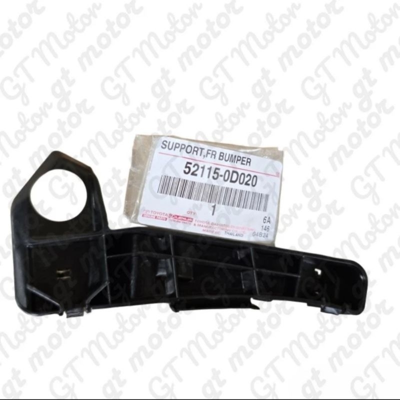 52115-0D020 52116-0D020 Support Bracket Braket Breket Bumper Depan Kanan Kiri Vios Gen1 2003 2004 20