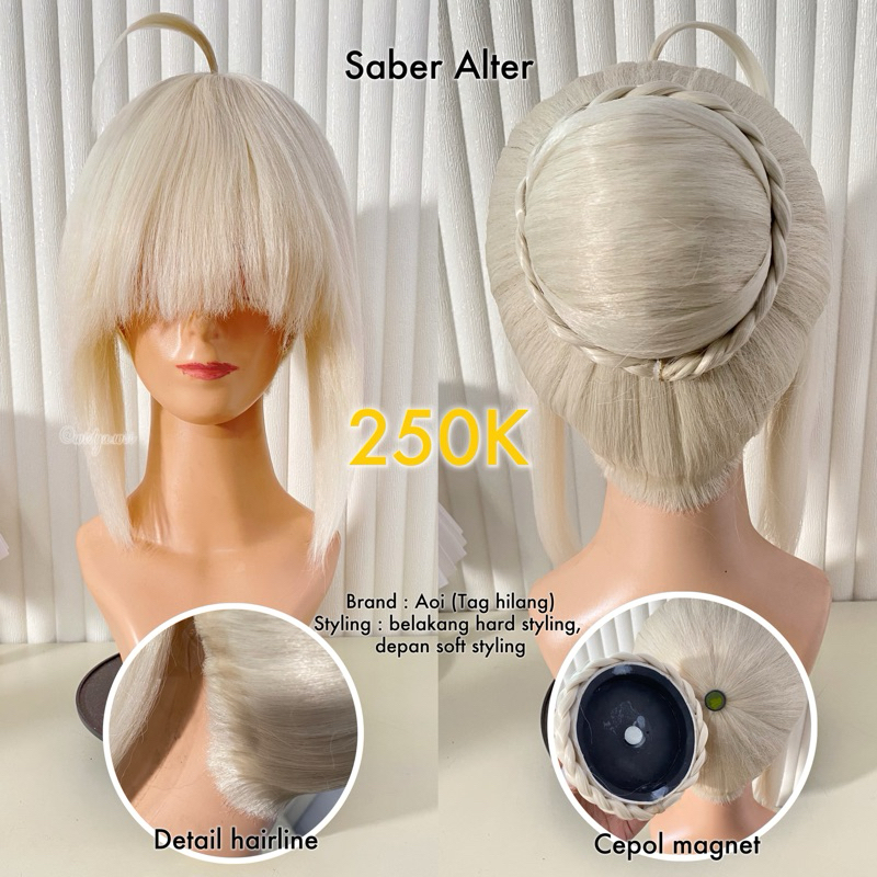 Wig AOI Saber Alter
