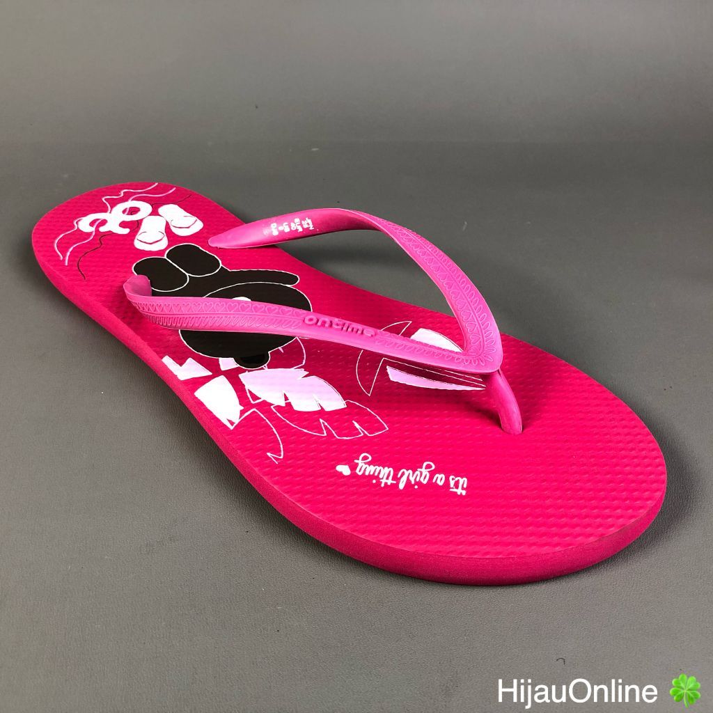 Sandal ONTIME BROWN 03 Sandal Jepit Sponge Wanita Dewasa Ontime Original