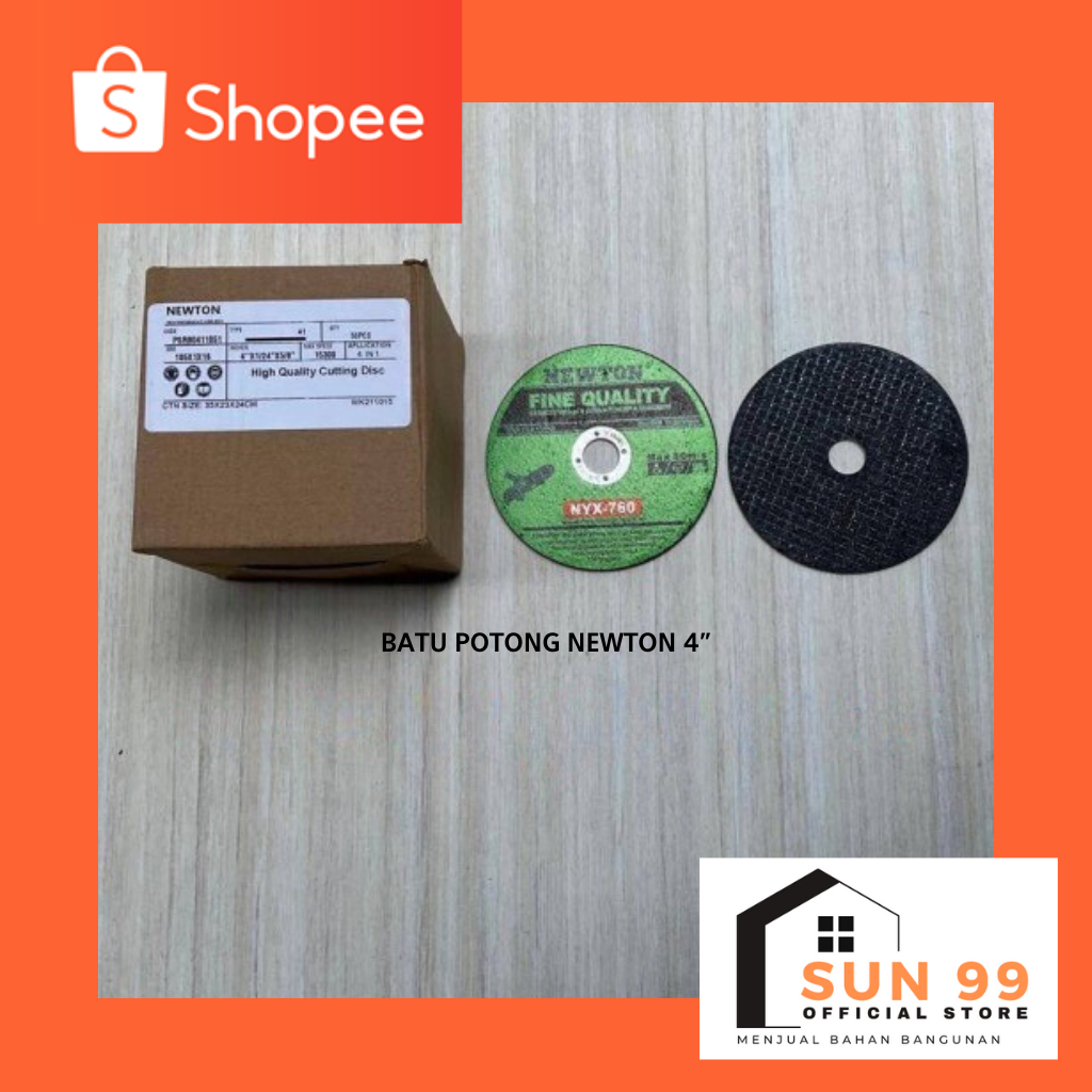 Batu Potong Batu Gerinda NEWTON 4" Inch