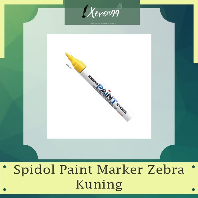 

Zebra Paint Marker Kuning (1 pak / 10 pcs)