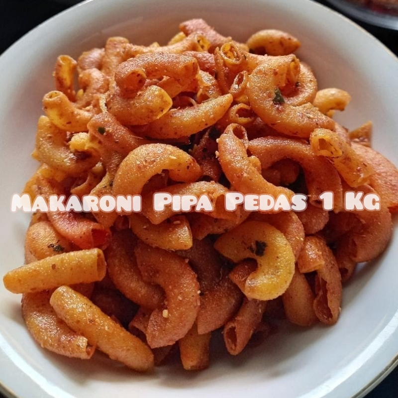 

[ 1KG ] MAKARONI BANTAT RENYAH PEDAS DAUN JERUK 1000 GRAM