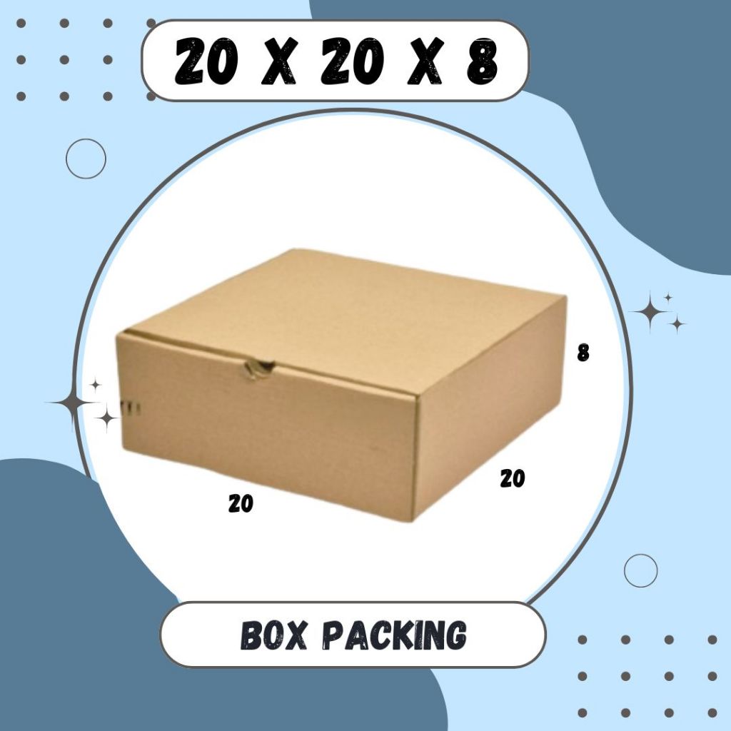 

Box Packing 20x20x8 LD Kardus Hampers Dus Kosmetik Kotak Kemasan Souvenir Karton Sparepart Minyak Wangi