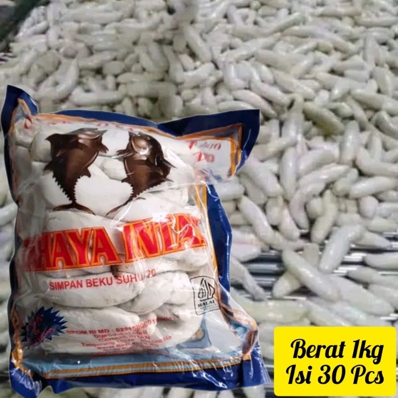 Otak Otak Ikan 1kg isi banyak Fresh Halal Cahaya Intan